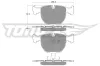 Bremsbelagsatz, Scheibenbremse Vorderachse TOMEX Brakes TX 13-23 Bild Bremsbelagsatz, Scheibenbremse Vorderachse TOMEX Brakes TX 13-23