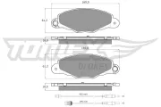 Bremsbelagsatz, Scheibenbremse Vorderachse TOMEX Brakes TX 13-37