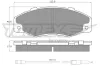 Bremsbelagsatz, Scheibenbremse Vorderachse TOMEX Brakes TX 13-46