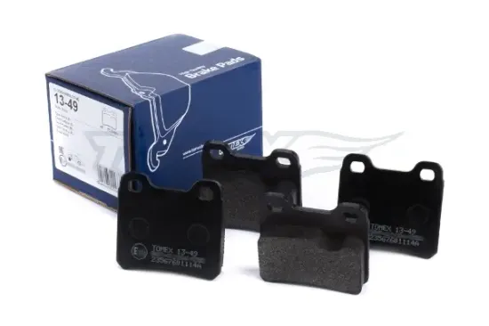 Bremsbelagsatz, Scheibenbremse Hinterachse TOMEX Brakes TX 13-49 Bild Bremsbelagsatz, Scheibenbremse Hinterachse TOMEX Brakes TX 13-49