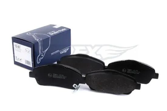 Bremsbelagsatz, Scheibenbremse Vorderachse TOMEX Brakes TX 13-61 Bild Bremsbelagsatz, Scheibenbremse Vorderachse TOMEX Brakes TX 13-61
