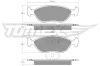 Bremsbelagsatz, Scheibenbremse Vorderachse TOMEX Brakes TX 13-98