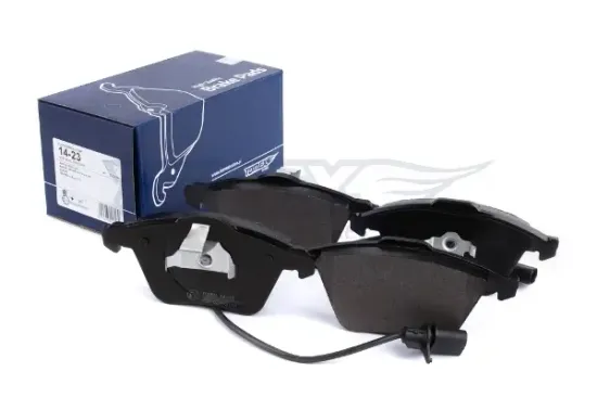 Bremsbelagsatz, Scheibenbremse Vorderachse TOMEX Brakes TX 14-23 Bild Bremsbelagsatz, Scheibenbremse Vorderachse TOMEX Brakes TX 14-23