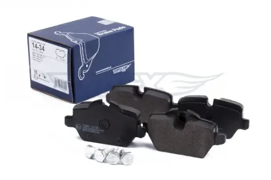 Bremsbelagsatz, Scheibenbremse Hinterachse TOMEX Brakes TX 14-34 Bild Bremsbelagsatz, Scheibenbremse Hinterachse TOMEX Brakes TX 14-34