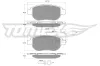 Bremsbelagsatz, Scheibenbremse Vorderachse TOMEX Brakes TX 14-45