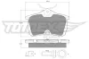 Bremsbelagsatz, Scheibenbremse Hinterachse TOMEX Brakes TX 14-51 Bild Bremsbelagsatz, Scheibenbremse Hinterachse TOMEX Brakes TX 14-51