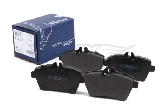 Bremsbelagsatz, Scheibenbremse Vorderachse TOMEX Brakes TX 14-56 Bild Bremsbelagsatz, Scheibenbremse Vorderachse TOMEX Brakes TX 14-56