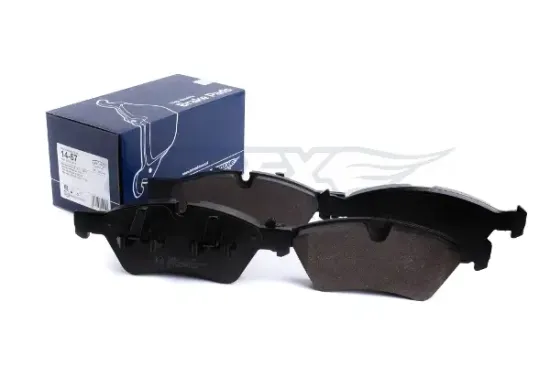 Bremsbelagsatz, Scheibenbremse Vorderachse TOMEX Brakes TX 14-57 Bild Bremsbelagsatz, Scheibenbremse Vorderachse TOMEX Brakes TX 14-57