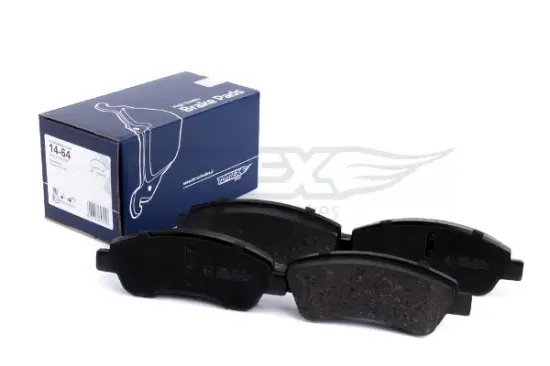 Bremsbelagsatz, Scheibenbremse Vorderachse TOMEX Brakes TX 14-64 Bild Bremsbelagsatz, Scheibenbremse Vorderachse TOMEX Brakes TX 14-64