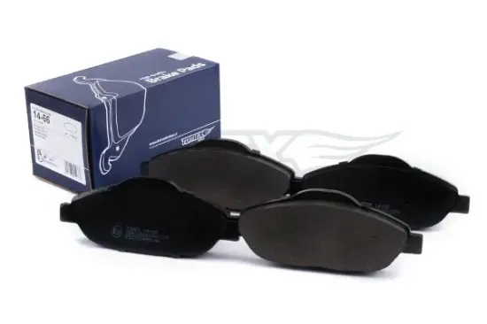 Bremsbelagsatz, Scheibenbremse Vorderachse TOMEX Brakes TX 14-66 Bild Bremsbelagsatz, Scheibenbremse Vorderachse TOMEX Brakes TX 14-66