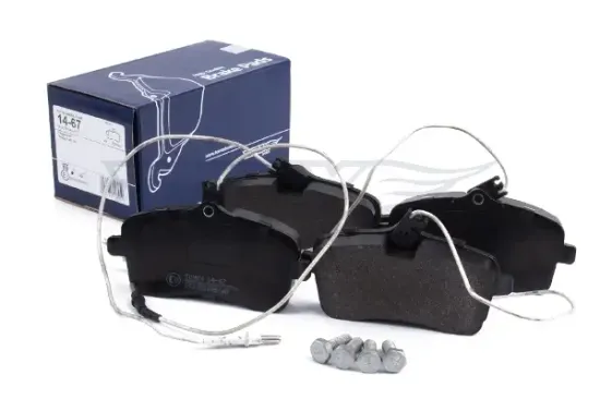 Bremsbelagsatz, Scheibenbremse Vorderachse TOMEX Brakes TX 14-67 Bild Bremsbelagsatz, Scheibenbremse Vorderachse TOMEX Brakes TX 14-67