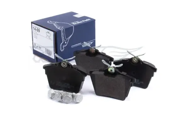 Bremsbelagsatz, Scheibenbremse Hinterachse TOMEX Brakes TX 14-69 Bild Bremsbelagsatz, Scheibenbremse Hinterachse TOMEX Brakes TX 14-69