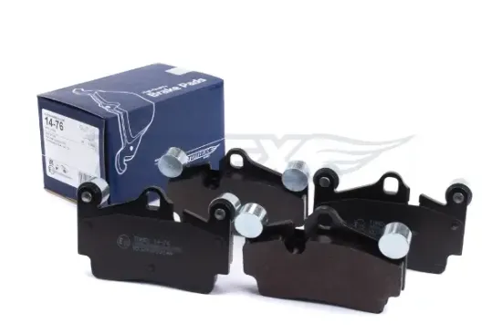 Bremsbelagsatz, Scheibenbremse Hinterachse TOMEX Brakes TX 14-76 Bild Bremsbelagsatz, Scheibenbremse Hinterachse TOMEX Brakes TX 14-76