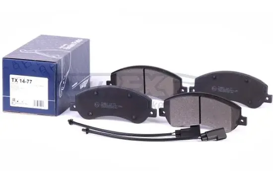 Bremsbelagsatz, Scheibenbremse Vorderachse TOMEX Brakes TX 14-77 Bild Bremsbelagsatz, Scheibenbremse Vorderachse TOMEX Brakes TX 14-77