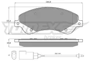 Bremsbelagsatz, Scheibenbremse TOMEX Brakes TX 14-79