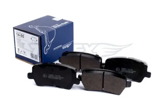Bremsbelagsatz, Scheibenbremse Hinterachse TOMEX Brakes TX 14-85 Bild Bremsbelagsatz, Scheibenbremse Hinterachse TOMEX Brakes TX 14-85