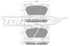 Bremsbelagsatz, Scheibenbremse Vorderachse TOMEX Brakes TX 14-96 Bild Bremsbelagsatz, Scheibenbremse Vorderachse TOMEX Brakes TX 14-96