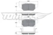 Bremsbelagsatz, Scheibenbremse TOMEX Brakes TX 15-01