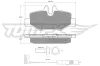 Bremsbelagsatz, Scheibenbremse Hinterachse TOMEX Brakes TX 15-13