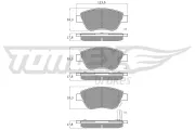 Bremsbelagsatz, Scheibenbremse TOMEX Brakes TX 15-20