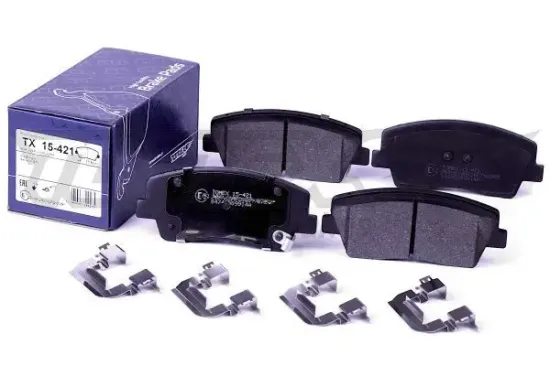 Bremsbelagsatz, Scheibenbremse Vorderachse TOMEX Brakes TX 15-421 Bild Bremsbelagsatz, Scheibenbremse Vorderachse TOMEX Brakes TX 15-421