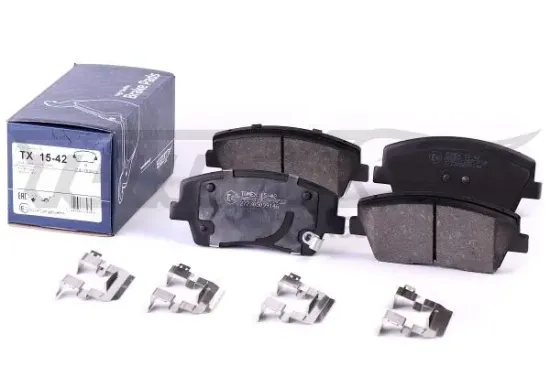Bremsbelagsatz, Scheibenbremse Vorderachse TOMEX Brakes TX 15-42 Bild Bremsbelagsatz, Scheibenbremse Vorderachse TOMEX Brakes TX 15-42