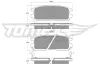 Bremsbelagsatz, Scheibenbremse Hinterachse TOMEX Brakes TX 15-55 Bild Bremsbelagsatz, Scheibenbremse Hinterachse TOMEX Brakes TX 15-55