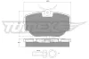 Bremsbelagsatz, Scheibenbremse Hinterachse TOMEX Brakes TX 15-59