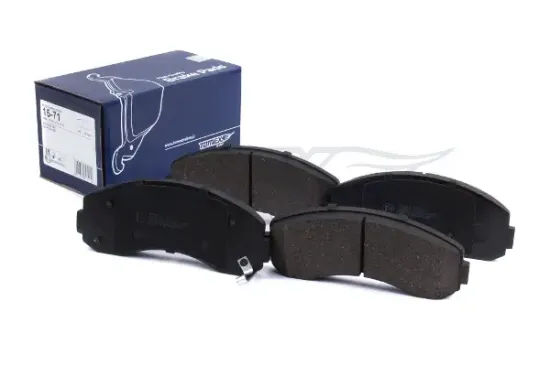 Bremsbelagsatz, Scheibenbremse Vorderachse TOMEX Brakes TX 15-71 Bild Bremsbelagsatz, Scheibenbremse Vorderachse TOMEX Brakes TX 15-71