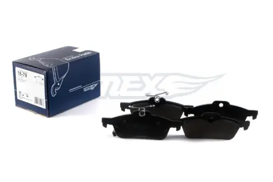 Bremsbelagsatz, Scheibenbremse Hinterachse TOMEX Brakes TX 15-79 Bild Bremsbelagsatz, Scheibenbremse Hinterachse TOMEX Brakes TX 15-79