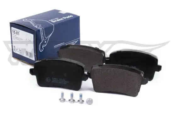 Bremsbelagsatz, Scheibenbremse Hinterachse TOMEX Brakes TX 15-81 Bild Bremsbelagsatz, Scheibenbremse Hinterachse TOMEX Brakes TX 15-81