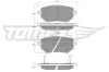 Bremsbelagsatz, Scheibenbremse Hinterachse TOMEX Brakes TX 15-87 Bild Bremsbelagsatz, Scheibenbremse Hinterachse TOMEX Brakes TX 15-87
