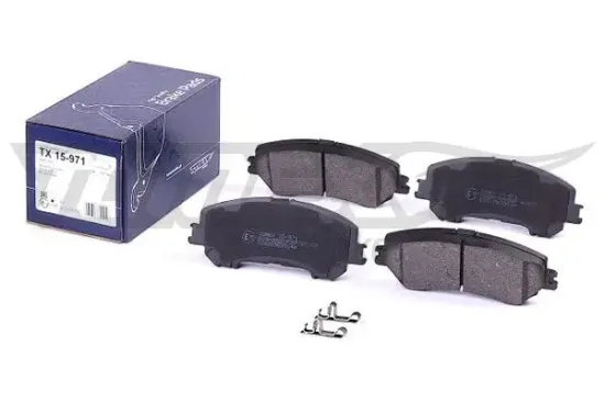 Bremsbelagsatz, Scheibenbremse Vorderachse TOMEX Brakes TX 15-971 Bild Bremsbelagsatz, Scheibenbremse Vorderachse TOMEX Brakes TX 15-971