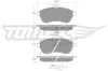Bremsbelagsatz, Scheibenbremse Vorderachse TOMEX Brakes TX 16-02