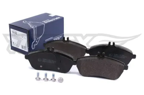 Bremsbelagsatz, Scheibenbremse Vorderachse TOMEX Brakes TX 16-02 Bild Bremsbelagsatz, Scheibenbremse Vorderachse TOMEX Brakes TX 16-02