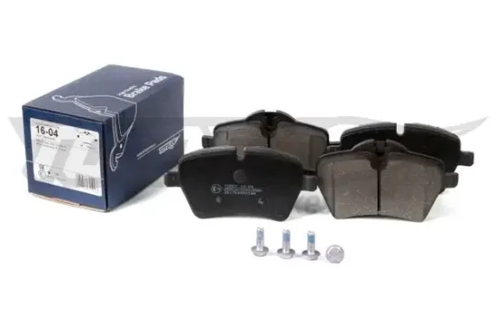 Bremsbelagsatz, Scheibenbremse Vorderachse TOMEX Brakes TX 16-04 Bild Bremsbelagsatz, Scheibenbremse Vorderachse TOMEX Brakes TX 16-04