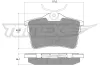 Bremsbelagsatz, Scheibenbremse Hinterachse TOMEX Brakes TX 16-26 Bild Bremsbelagsatz, Scheibenbremse Hinterachse TOMEX Brakes TX 16-26