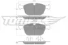 Bremsbelagsatz, Scheibenbremse Vorderachse TOMEX Brakes TX 16-57 Bild Bremsbelagsatz, Scheibenbremse Vorderachse TOMEX Brakes TX 16-57