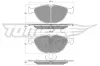 Bremsbelagsatz, Scheibenbremse Vorderachse TOMEX Brakes TX 16-66 Bild Bremsbelagsatz, Scheibenbremse Vorderachse TOMEX Brakes TX 16-66