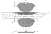 Bremsbelagsatz, Scheibenbremse Vorderachse TOMEX Brakes TX 16-66