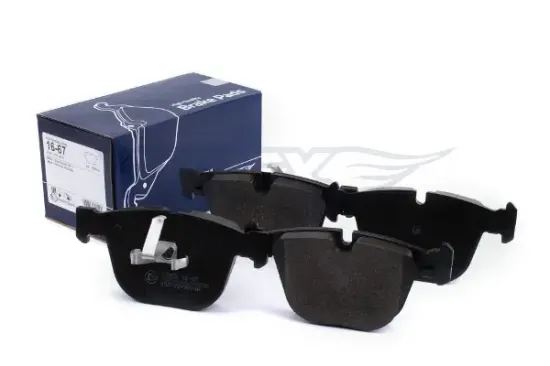 Bremsbelagsatz, Scheibenbremse Hinterachse TOMEX Brakes TX 16-67 Bild Bremsbelagsatz, Scheibenbremse Hinterachse TOMEX Brakes TX 16-67
