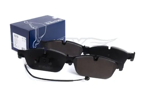 Bremsbelagsatz, Scheibenbremse Vorderachse TOMEX Brakes TX 16-78 Bild Bremsbelagsatz, Scheibenbremse Vorderachse TOMEX Brakes TX 16-78