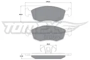 Bremsbelagsatz, Scheibenbremse TOMEX Brakes TX 16-90