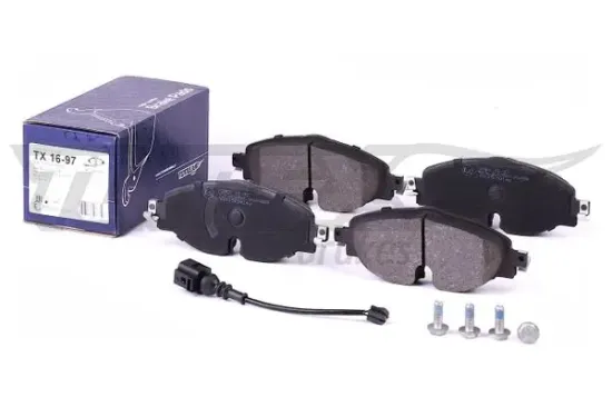 Bremsbelagsatz, Scheibenbremse Vorderachse TOMEX Brakes TX 16-97 Bild Bremsbelagsatz, Scheibenbremse Vorderachse TOMEX Brakes TX 16-97