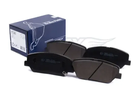 Bremsbelagsatz, Scheibenbremse Vorderachse TOMEX Brakes TX 17-01 Bild Bremsbelagsatz, Scheibenbremse Vorderachse TOMEX Brakes TX 17-01