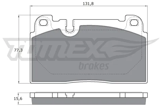 Bremsbelagsatz, Scheibenbremse TOMEX Brakes TX 17-14 Bild Bremsbelagsatz, Scheibenbremse TOMEX Brakes TX 17-14