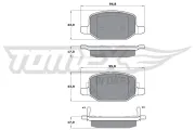 Bremsbelagsatz, Scheibenbremse TOMEX Brakes TX 17-18