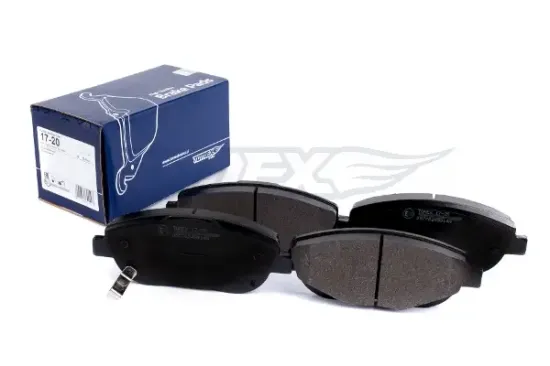 Bremsbelagsatz, Scheibenbremse Vorderachse TOMEX Brakes TX 17-20 Bild Bremsbelagsatz, Scheibenbremse Vorderachse TOMEX Brakes TX 17-20
