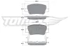 Bremsbelagsatz, Scheibenbremse Hinterachse TOMEX Brakes TX 17-21