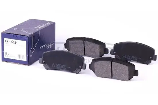 Bremsbelagsatz, Scheibenbremse Vorderachse TOMEX Brakes TX 17-251 Bild Bremsbelagsatz, Scheibenbremse Vorderachse TOMEX Brakes TX 17-251